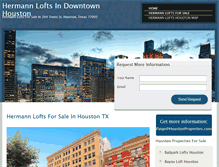 Tablet Screenshot of hermannlofts.com